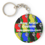 Spay Austin Coalition keychain