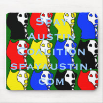 Spay Austin Coalition mousepad by syancey Spay Austin Coalition mousepad