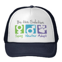 "Spay, Neuter, Adopt" Hat hats