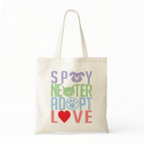 Spay Neuter Adopt Love 2 Canvas Bags