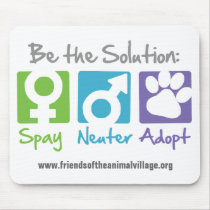 `"Spay, Neuter, Adopt" Mouse Pad mousepads