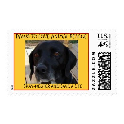 Spay-Neuter and Save a Life Stamps by paws2love