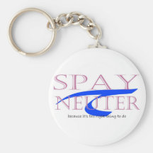 spay neuter keychain