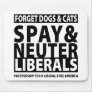 Spay & Neuter Liberals Mousepad