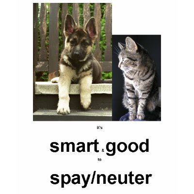 spay neuter tshirts by biology