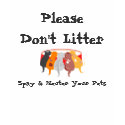 Spay & Neuter Your Pets t-shirts by HappyTees Spay & Neuter Your Pets t-shirts