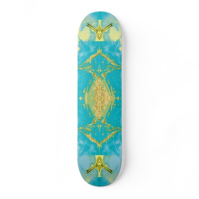 Spazecraft One "H2o Skie" Custom Skate Board by spazecraft