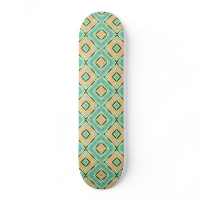 Spazecraft One "Tye Dye" Melon Custom Skate Board by spazecraft