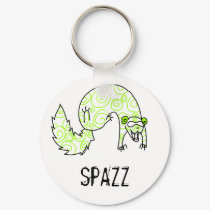 Spazzing Ferret Keychain by theZoshi Spazzing Ferret Keychain