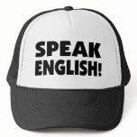 Speak English (b/w) Hat
