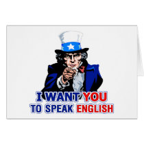 Speak English cards