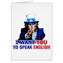 Speak English cards