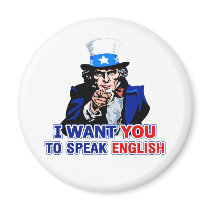 Speak English magnets by JustRightWing Speak English magnets