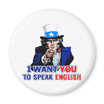 Speak English magnets by JustRightWing Speak English magnets