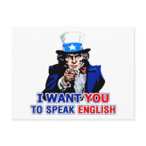 Speak English postcards by JustRightWing Speak English postcards