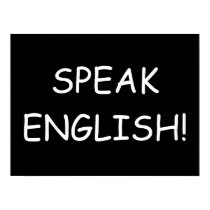 Speak English! posters