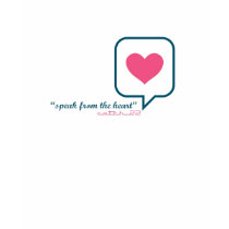 "Speak From The Heart" Ladies Tank t-shirts