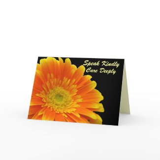 Speak Kindly Card zazzle_card