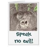 Speak No Evil Gorrilla Cards