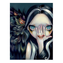 "Speak No Evil" Postcard