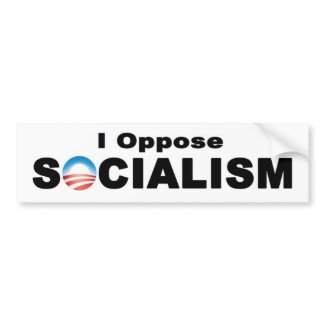 Speak Out Against Socialism bumpersticker
