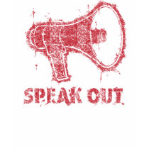Speak Out Megaphone T-Shirt