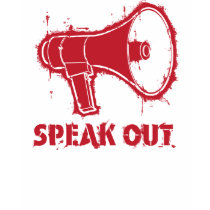 Speak Out Megaphone T-Shirt