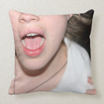 Speak Out Throw Pillow