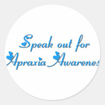 Speak Out! Round Stickers