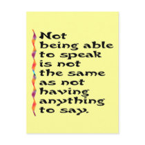 Speak Postcards