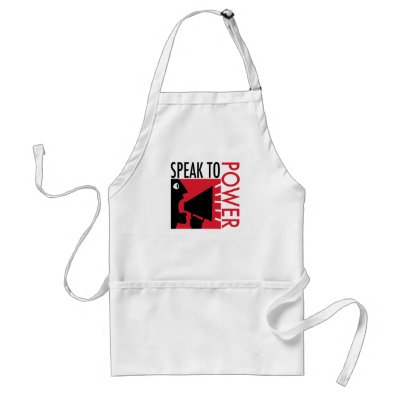 Speak to Power Apron by thepolitico