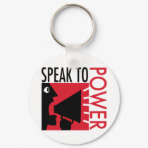 Speak to Power Keychain by thepolitico Speak to Power Keychain