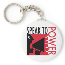 Speak to Power Keychain keychains