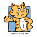 speak to the paw t-shirts