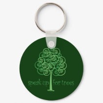 Speak Up for Trees - Tree Hugger keychains