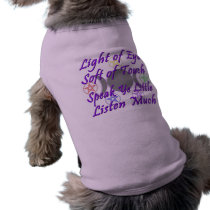 Speak Ye Little Listen Much pet clothing by WiccanDotCom Speak Ye Little Listen Much pet clothing