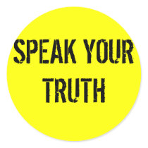 SPEAK YOUR TRUTH stickers