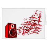 Speaker Birds - Music DJ Loud Disc Jockey cards