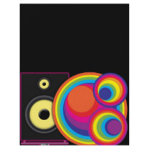 Speaker & Circles Full Color Flyer