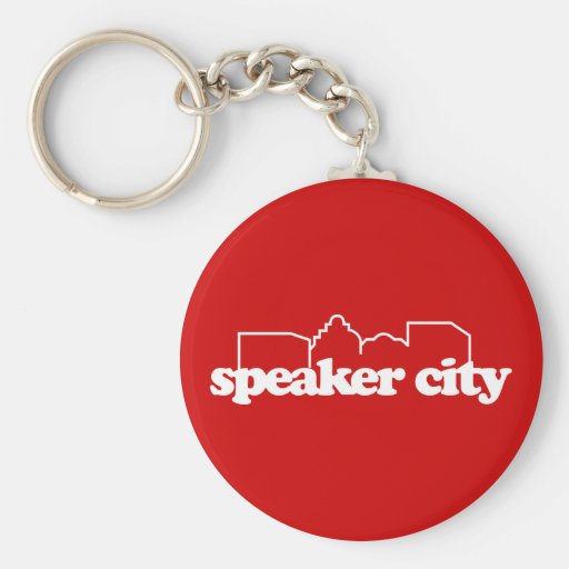 Speaker City old school Key Chain