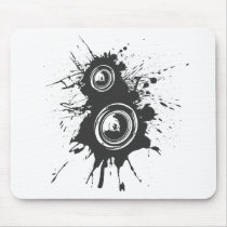 Speaker Graffiti - DJ Music Disc Jockey Audio mousepads by HOTDJGEAR Speaker Graffiti - DJ Music Disc Jockey Audio mousepads