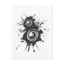 Speaker Graffiti - DJ Music Disc Jockey Audio Post Cards