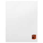 Speaker Single Grunged Graphic Red Brown Letterhead Template