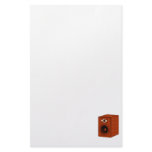 Speaker Single Grunged Graphic Red Brown Stationery