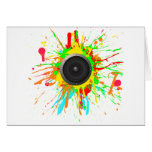 Speaker Splatter - DJ Music Disc Jockey Audio Greeting Card