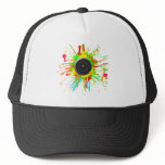 Speaker Splatter - DJ Music Disc Jockey Audio hats