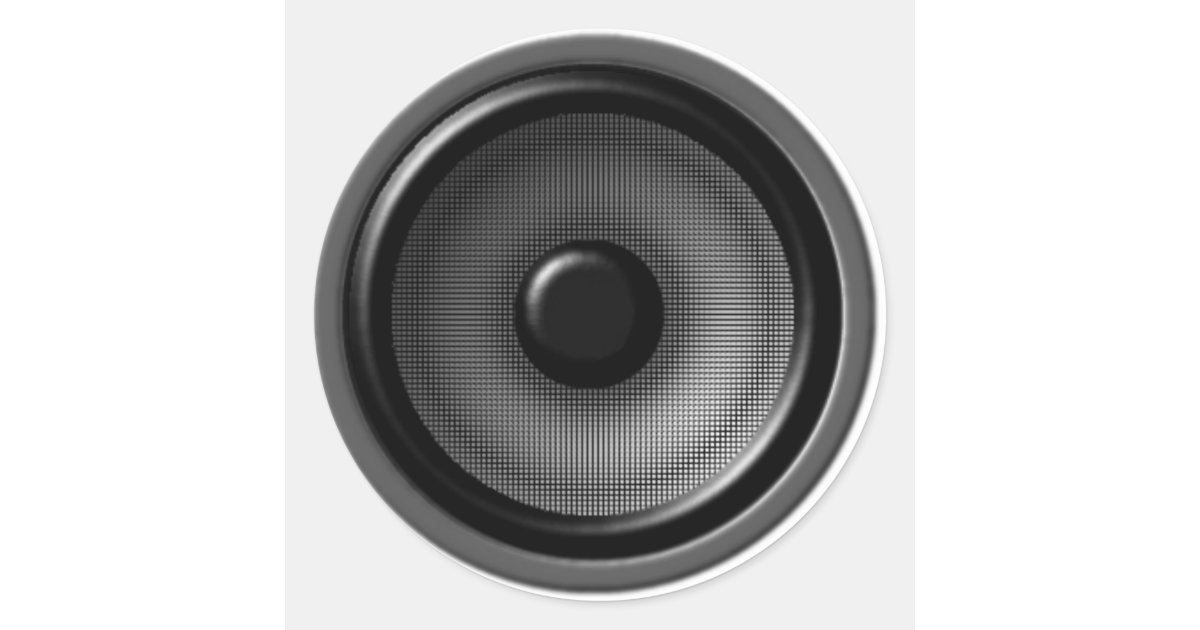 Speaker Sticker Zazzle