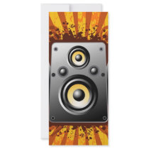speaker vector customized rack card