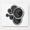 Speaker Wall - DJ Disc Jockey Music Speaker Noise mousepads by HOTDJGEAR Speaker Wall - DJ Disc Jockey Music Speaker Noise mousepads