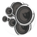 Speaker Wall - DJ Disc Jockey Music Speaker Noise stickers